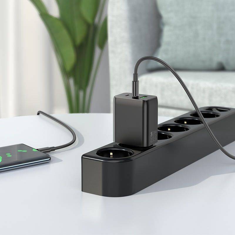 65W Super Fast Power Adapter Charger With Type C To C Cable