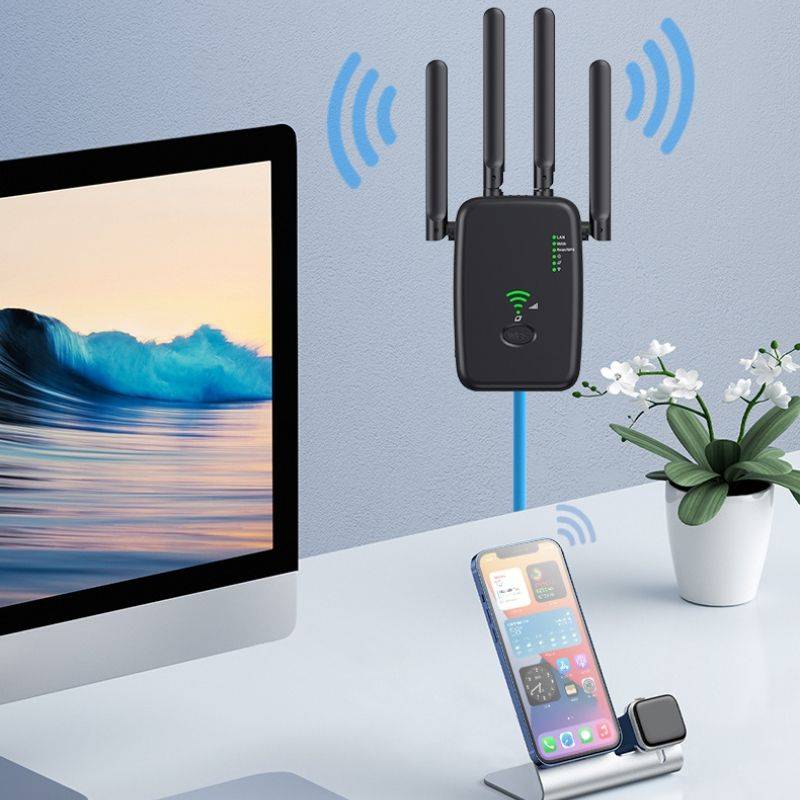 1200Mpbs Dual Band 2.4/5Ghz WIFI Signal Booster Repeater