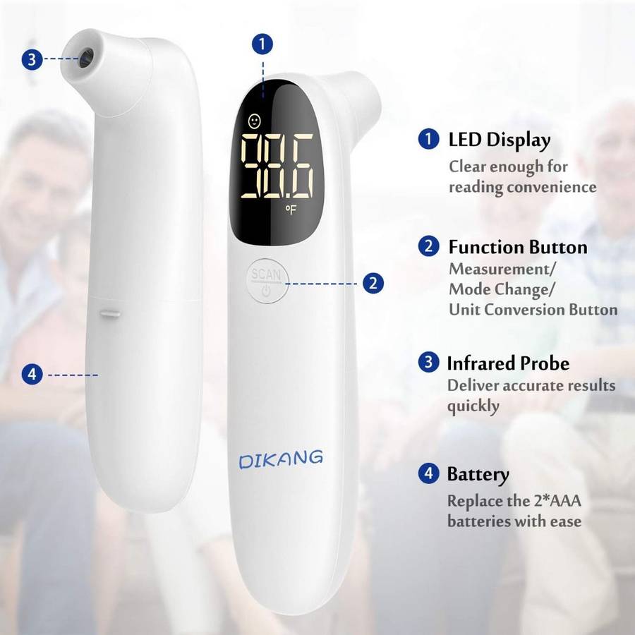 2 in 1 Infrared Ear and Forehead Thermometer