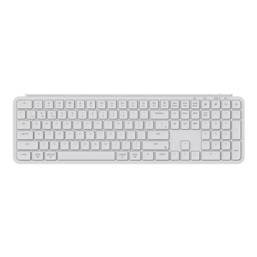 Keychron - B6 Pro Ultra-Slim 100% Wireless Keyboard - Ivory White - Keychron - B6 Pro Ultra-Slim ...