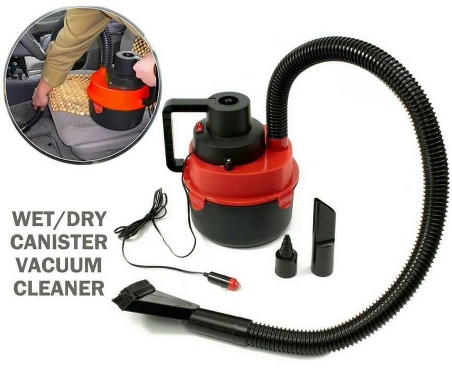 Compact Portable Wet/Dry Canister Vacuum Cleaner