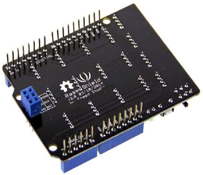 Seeed Studio (103030000) Base Shield, Grove, Arduino Development Board
