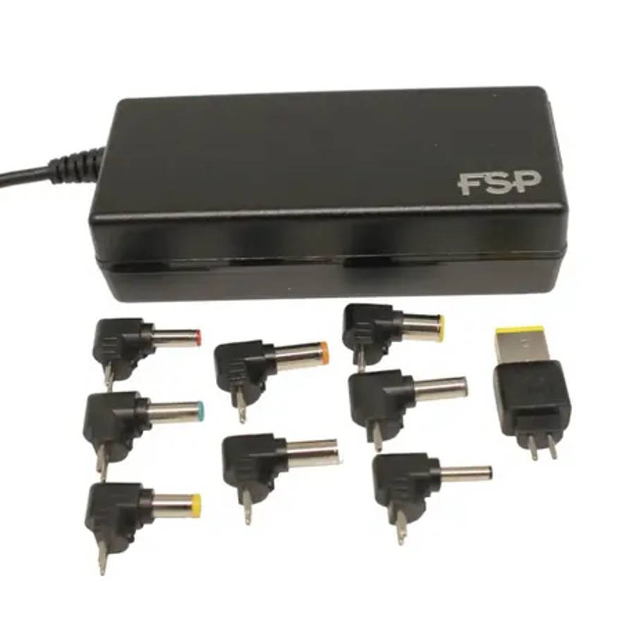 FSP - NB PRO 90W Universal Laptop Adapter - Black - FSP - NB PRO 90W Universal Laptop Adapter - B...