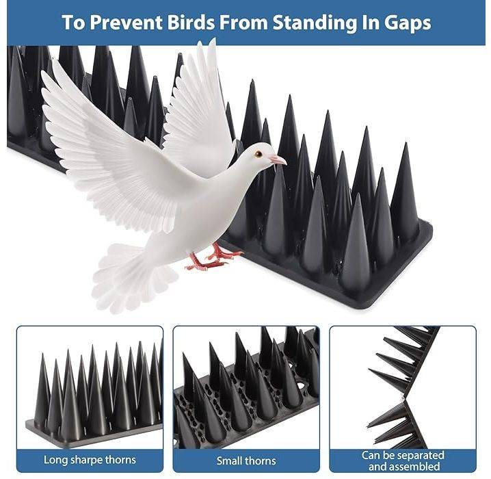 Bird and Pest Spikes - Set of 20 - grey