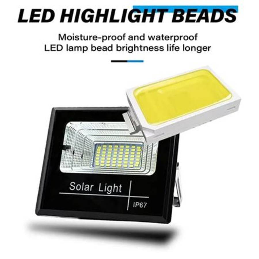 Solar Powered Lights Outdoor Bright Solar Light White Light IP65 Waterproof 60W