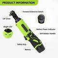 Portable Handheld Power Ratchet Wrench
