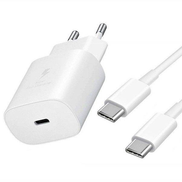 Fast charger - Type-C To C  & Type C To Lightning Android & iPhone Compatible Cable and Adapter