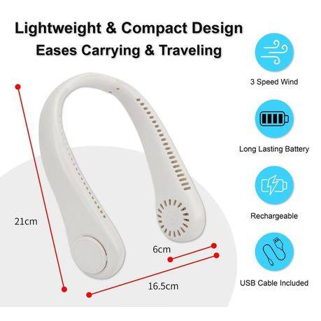 Arctic Air Freedom Wearable Neckband Air Cooler and Purifier