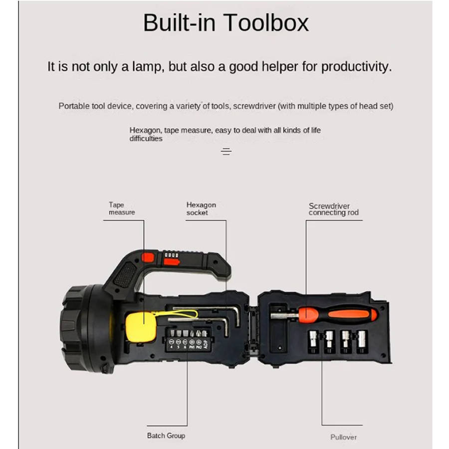 18W Multifunctional Tool Light- HM-7729G