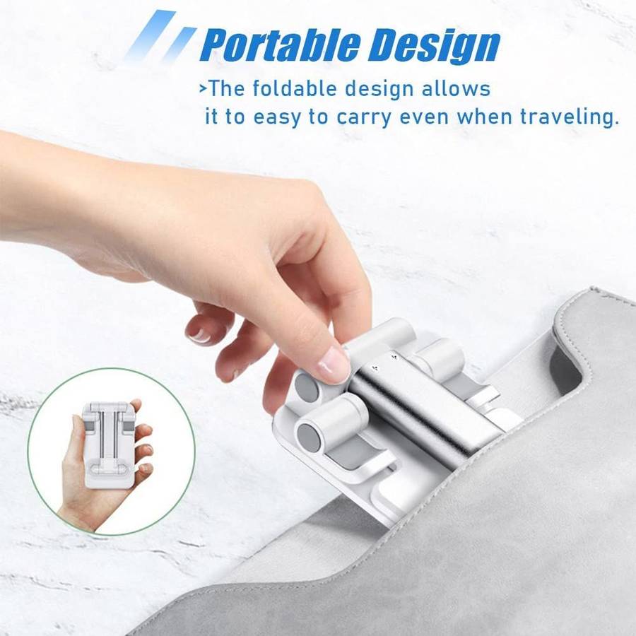 Cell Phone Stand with Angle Height Adjustable & Foldable