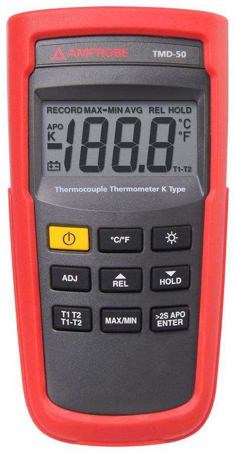Beha-Amprobe TMD-50 Thermocouple Thermometer K Type