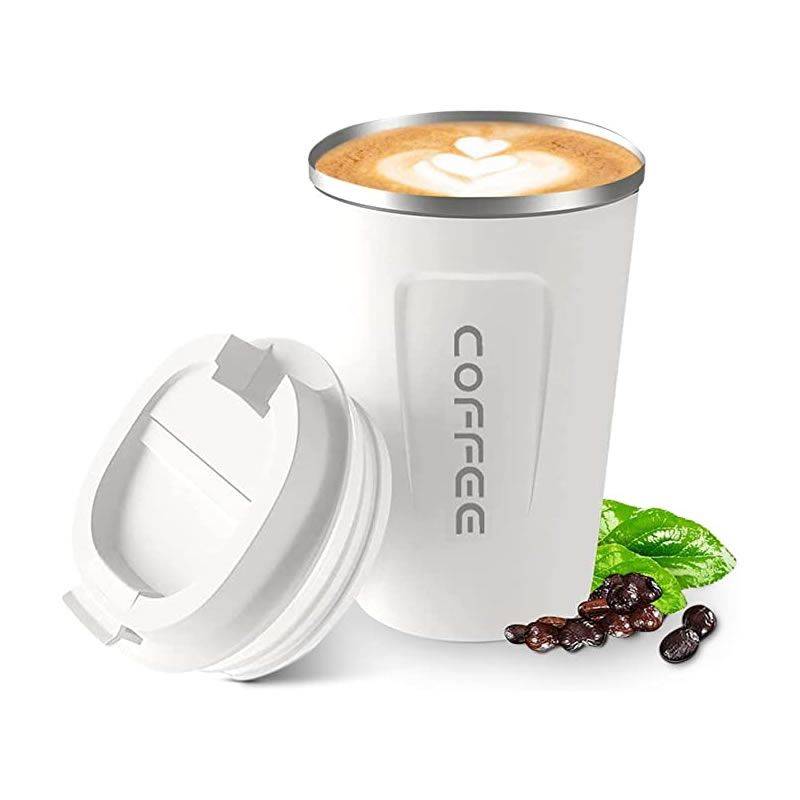 Stainless steel vacuum travel coffee mug - 510ml