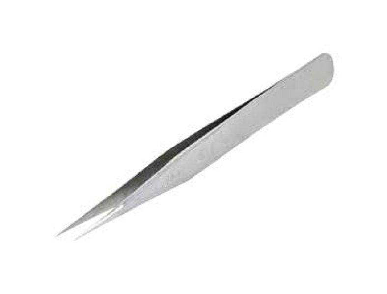 Weller Erem (RRS) Tweezer, Heavy Duty, Straight, Pointed, Stainless Steel