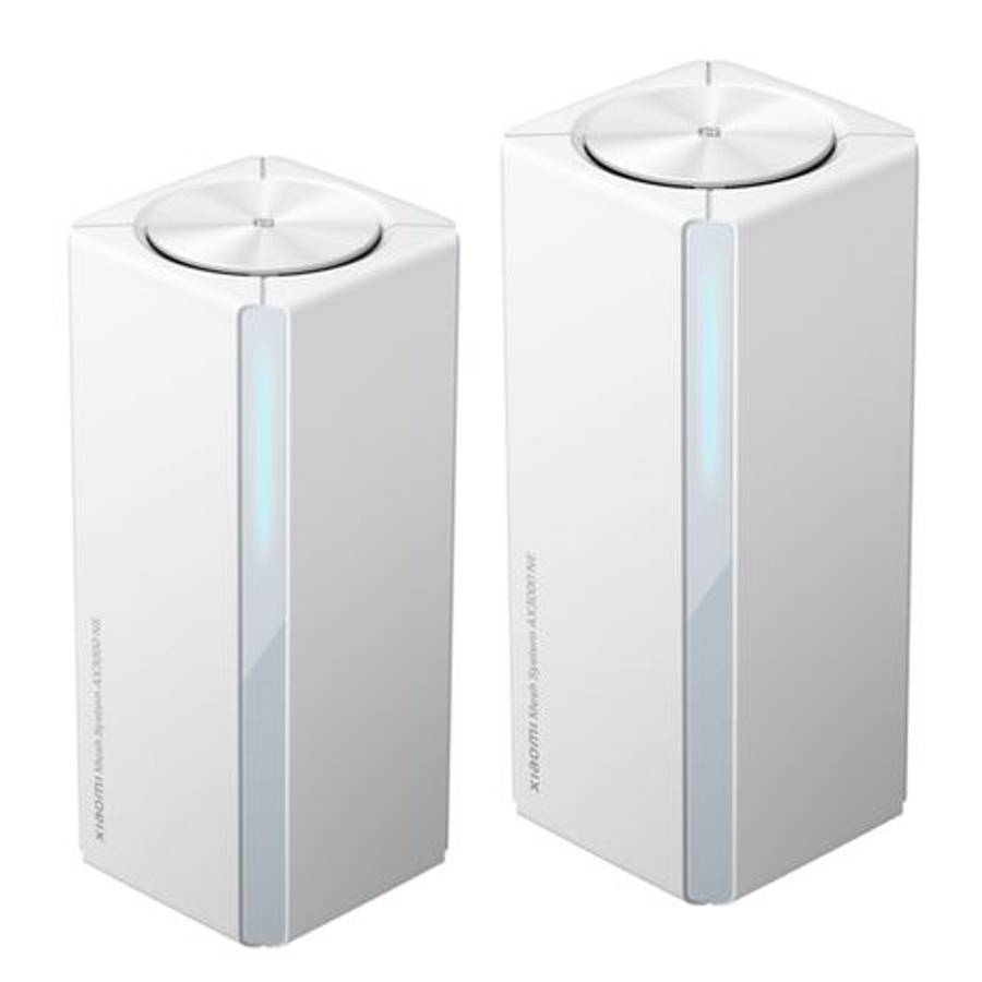 Xiaomi - Mesh System AX3000 NE Whole-Home Wi-Fi 6 Router (2-Pack)  White - Xiaomi - Mesh Syste...
