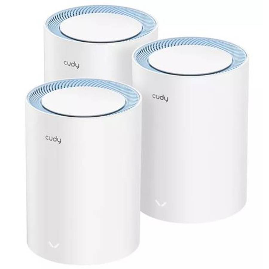 Cudy - AC1200 Wi-Fi Mesh Kit 3 Pack - Cudy - AC1200 Wi-Fi Mesh Kit 3 Pack