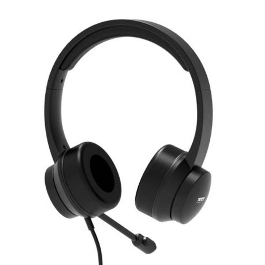 Port - Connect Comfort Office USB Stereo Headset With Microphone - Port - Connect Comfort Office ...