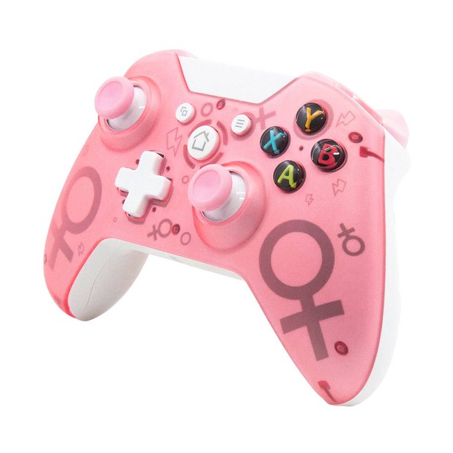N-1 2.4G Wireless Controller for Xbox One, PC and PS3 - Pink - OPEN BOX
