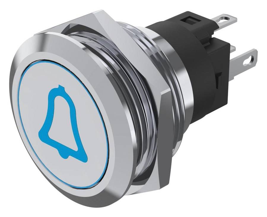 EAO (82-6151.1A24.B005) Vandal Resistant Switch, 82 Series, 22 mm