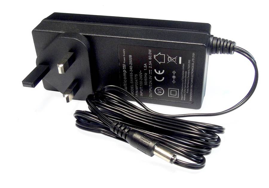 Multicomp Pro (MP004775) AC/DC Power Supply, 60 W, 24 V, 2.5 A