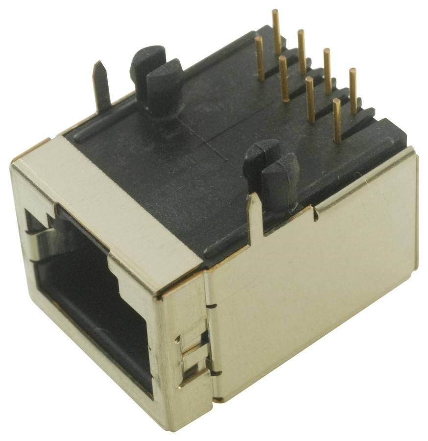Amphenol (95678-001LF) Modular Connector, RJ45 Jack, 1 x 1 (Port)