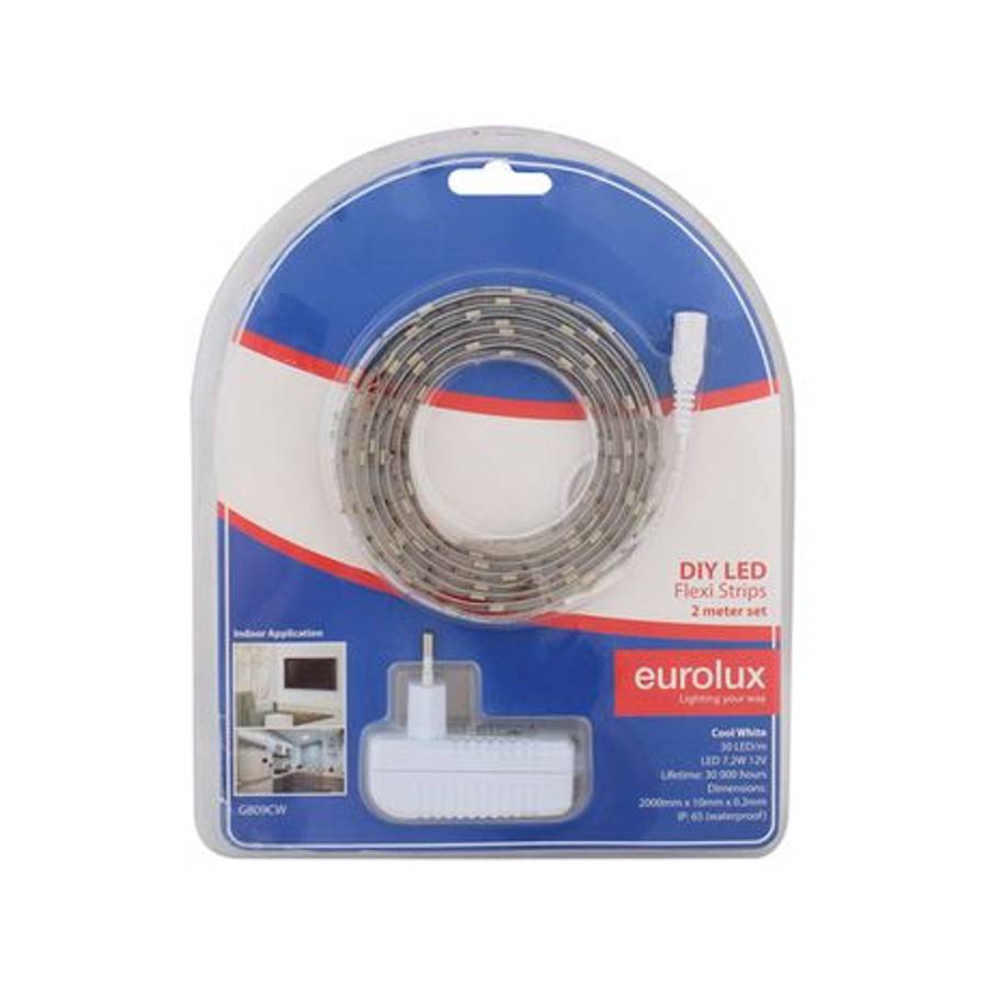 Eurolux - Cool White 2m DIY LED Strip - Eurolux - Cool White 2m DIY LED Strip