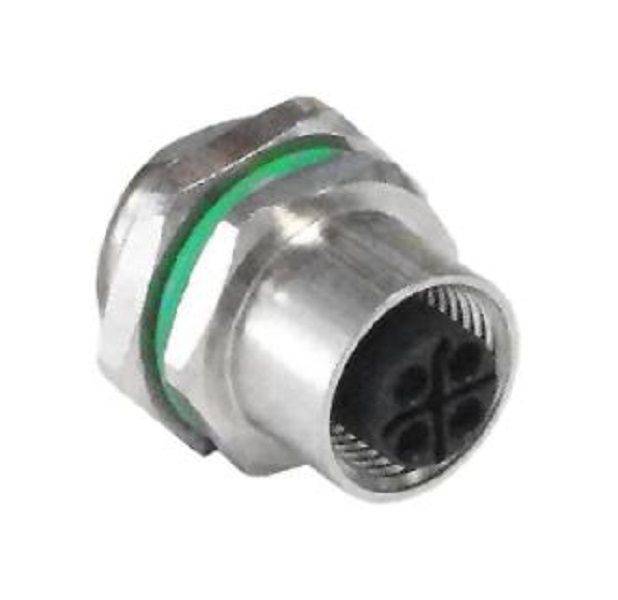 Bulgin Limited (PXMBNI12RPF04SFLM16020) Sensor Connector, M12, Female