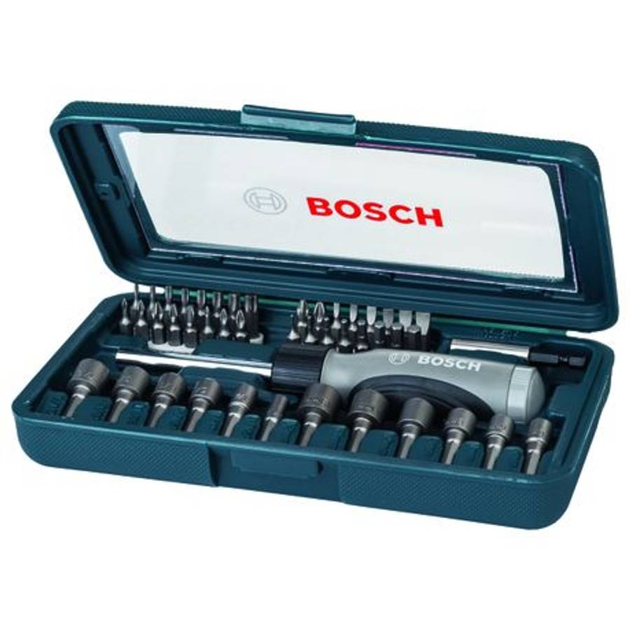 Bosch - Ratchet Socket and Drive Bit Set - 46 Piece - Bosch - Ratchet Socket and Drive Bit Set - ...