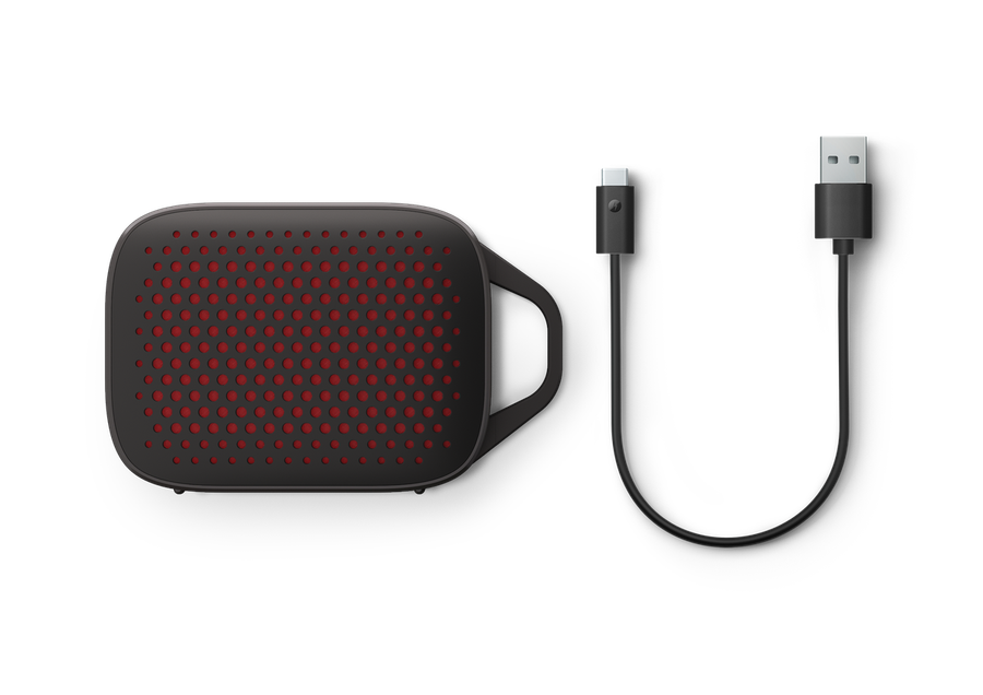 Philips Go TAS1209 Small Portable Bluetooth Speaker - Black