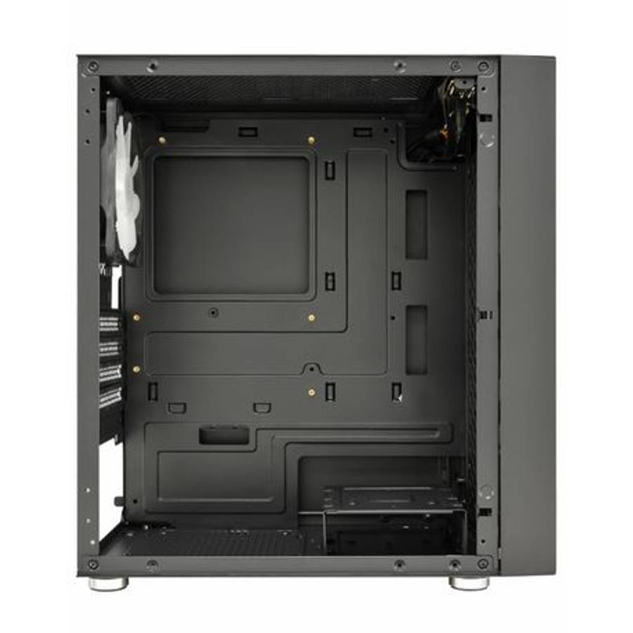 FSP - CST130A Micro-ATX Gaming Chassis Tempered Glass Side Panel - Black - FSP - CST130A Micro-AT...