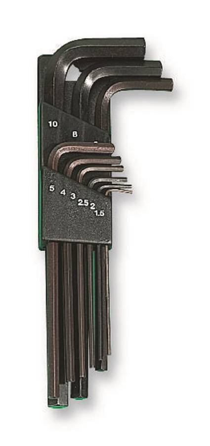 Duratool (K250HX4100-1) Hex Key Set, Long Series, 9 Pieces
