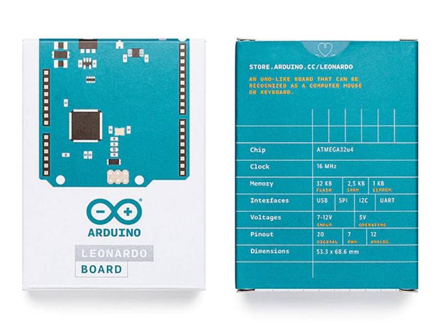 Arduino Leonardo with Headers [A000057] - Official Arduino