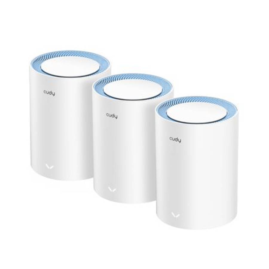 Cudy - AC1200 Wi-Fi Mesh Kit 3 Pack - Cudy - AC1200 Wi-Fi Mesh Kit 3 Pack