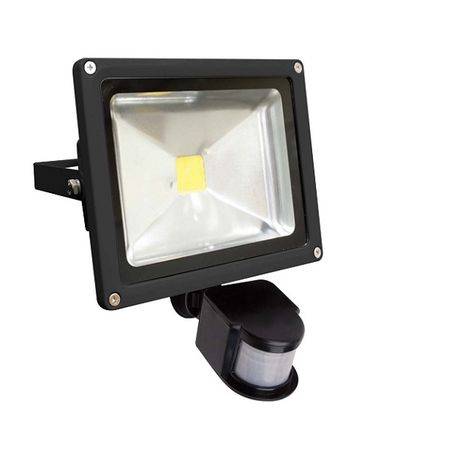 20w Motion Sensor Led Flood Light - Black