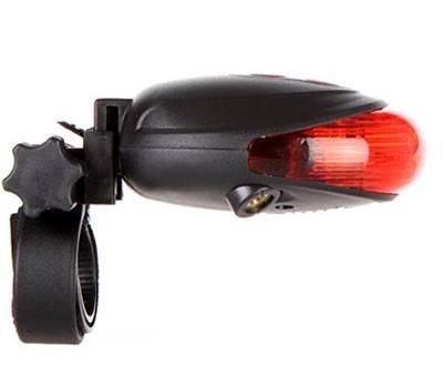 LED Laser Bicycle Tail Light - Red