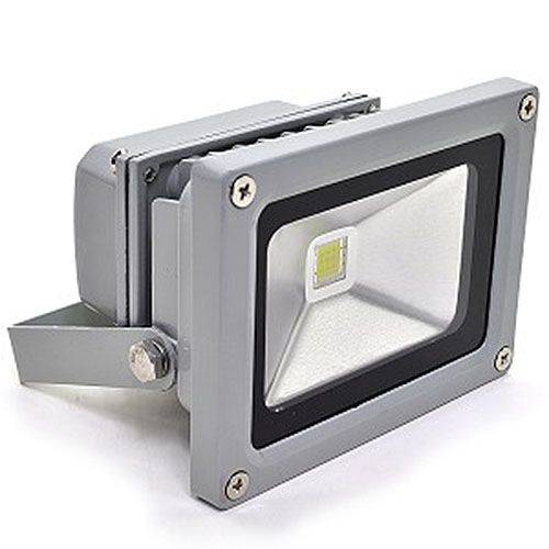 10w Motion Sensor Led Flood Light - Grey