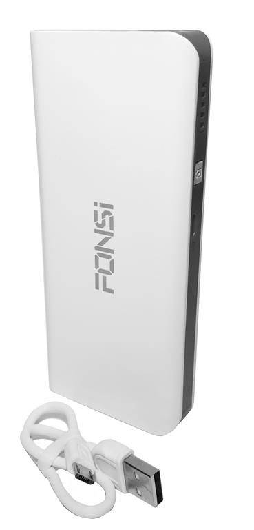 PowerBank 20 000 mAh Ad Fonsi - White & Grey - Open Box