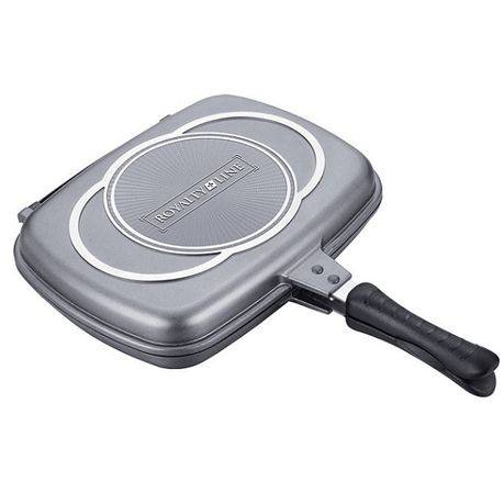 Royalty Line 32 cm Marble Coating Double Fry and Grill Pan (DISPLAY MODEL)