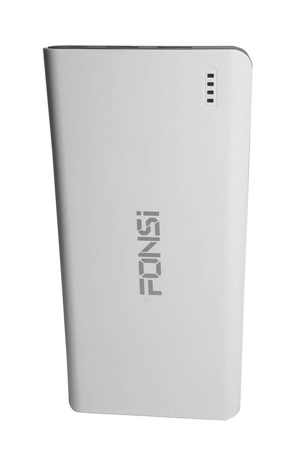 PowerBank 30 000 mAh Striped - White and Grey -OPEN BOX
