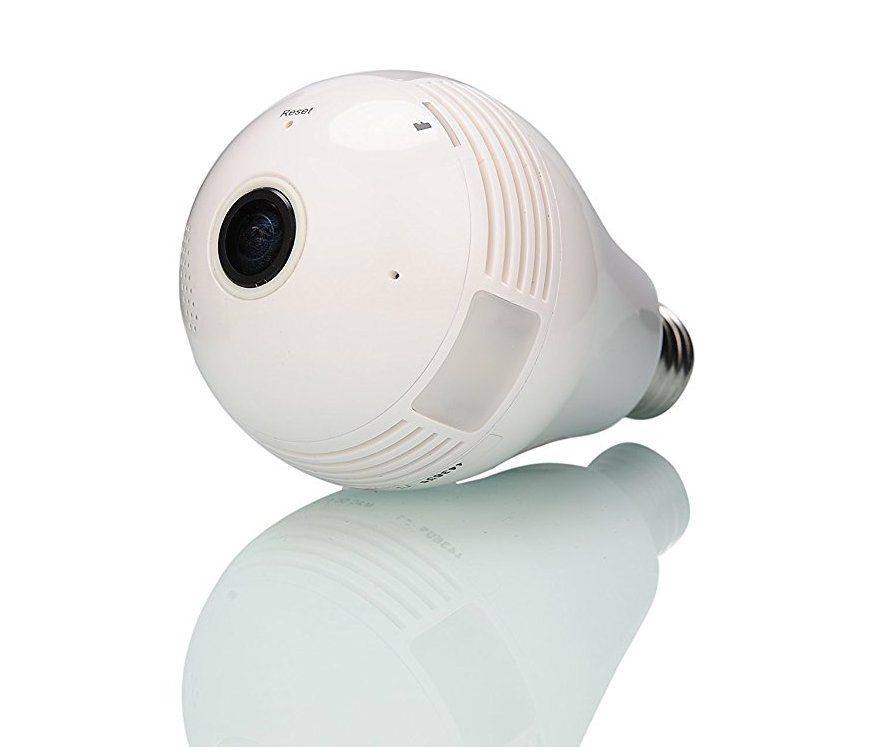Led Light Bulb With Wireless 360 Degree IP Camera