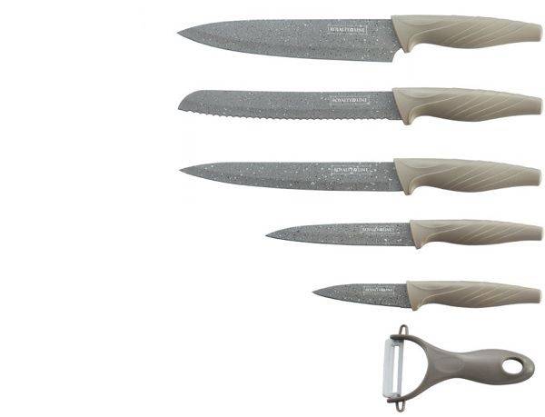 Royalty Line 4 Pieces Non-Stick Marble Coating Knife Set (READ THE DESCRIPTION)