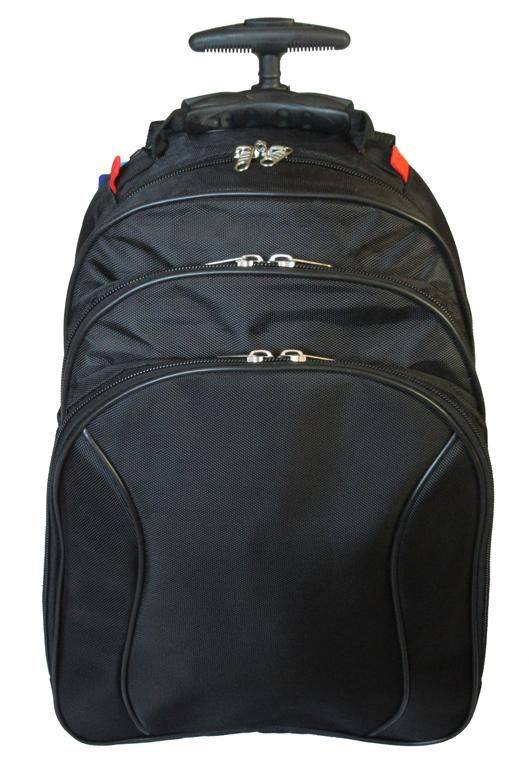 Camel Mountain Trolley Laptop Bag - Black