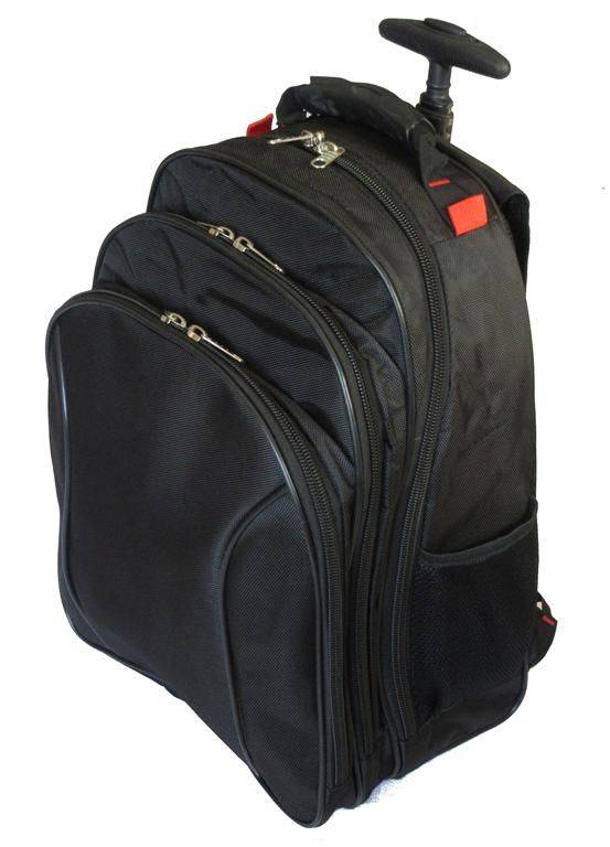 Camel Mountain Trolley Laptop Bag - Black