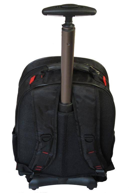 Camel Mountain Trolley Laptop Bag - Black