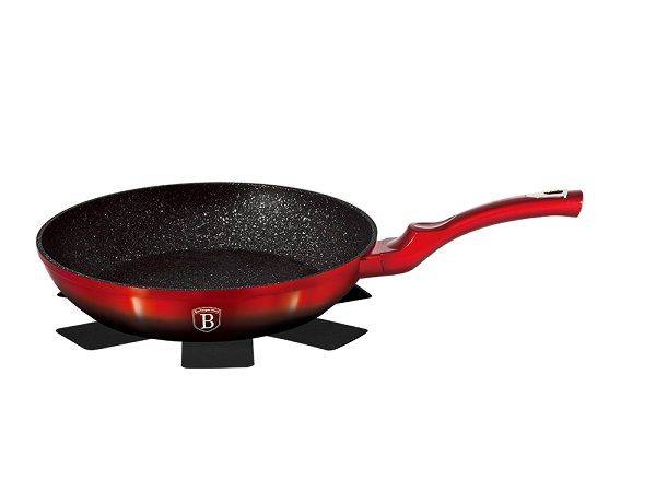 Berlinger Haus - 24 cm Marble Coating Metallic  Line Fry Pan - Red + Black (READ THE DESCRIPTION)