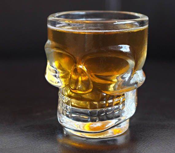 Fine Living Skull Shot Glasses - Set of 6
