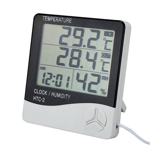 Temperature and Humidity Monitor Alarm Clock - OPEN BOX
