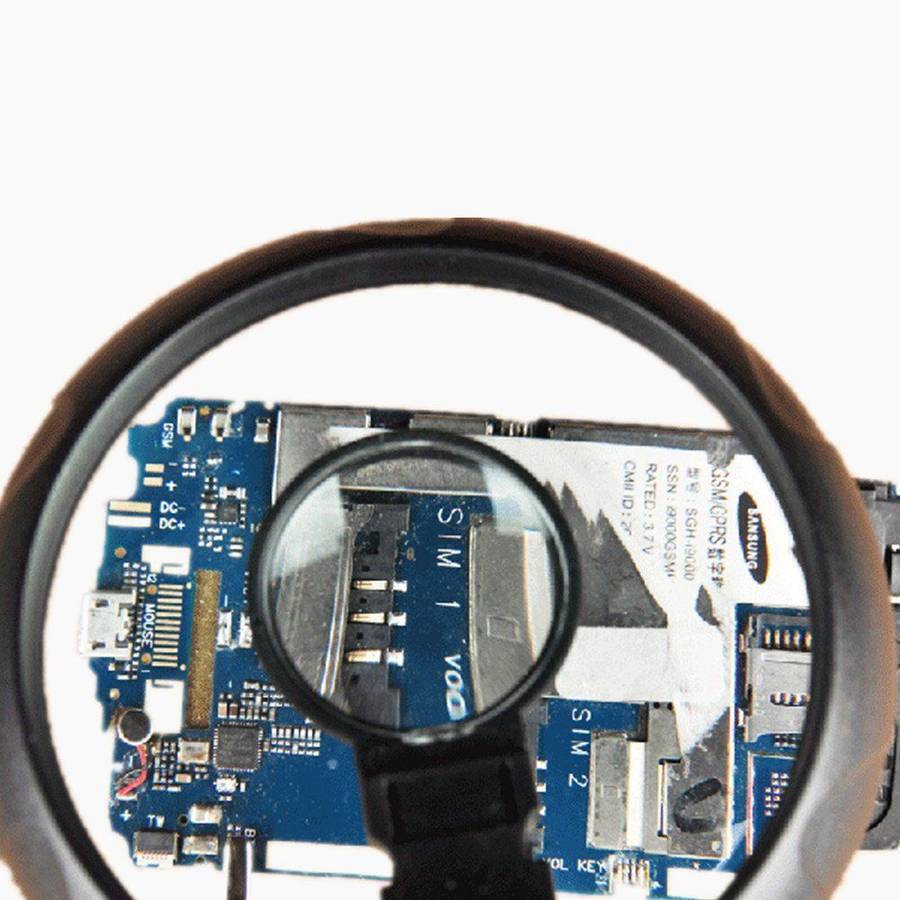 Magnifying Glasses Auxiliary Stand with LED lights