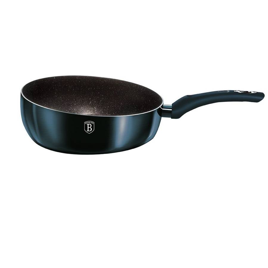 Berlinger Haus - 26 cm Marble Coating Metallic Line Flip Fry Pan - Aquamarine (THE HANDLE IS BROKEN)