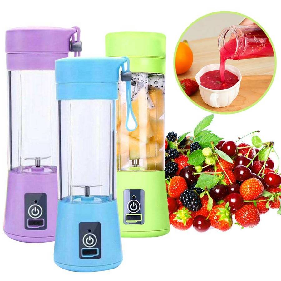 Portable Smoothie Blender, Juicer Food Processor USB Rechargeable