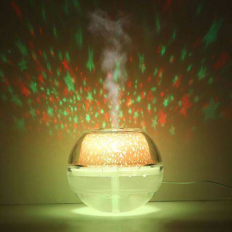 500ml Crystal Night Light Projection Humidifier - Gold | Buy Online in  South Africa | takealot.com